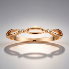 Anello in oro con Diamante Rose de France SI1 di Argyle (Annette)