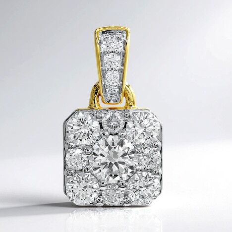 Pendentif en or et Diamant SI1 (G) (Annette)