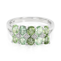 Paraiba Tourmaline Silver Ring