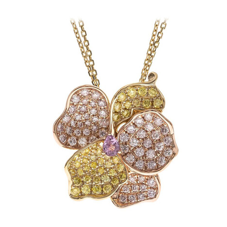 Collar en oro con Zafiro rosado (CIRARI)