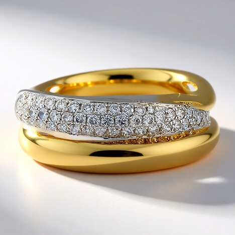Anello in oro con Diamante SI1 (H) (CIRARI)