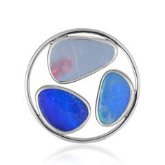 Ciondolo in argento con Doppietto di Opale