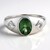 Anello in argento con Apatite Cromo