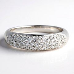 Anello in argento con Topazio Bianco