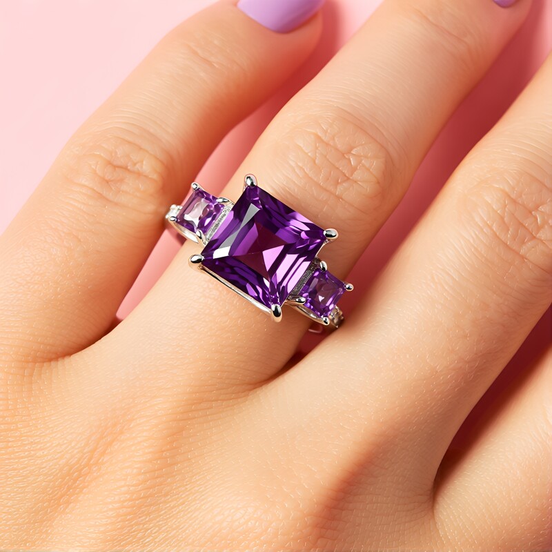Uruguay-Amethyst-Silberring