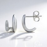 Orecchini in argento con Diamante I1 (G) (Annette)