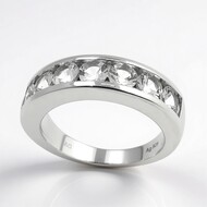 Anillo en plata con Danburita
