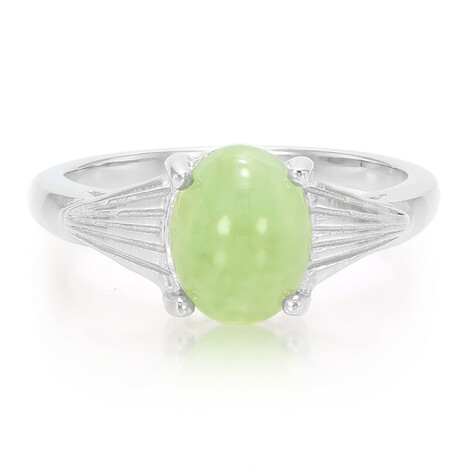 Imperial Chrysoprase Silver Ring