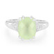 Anello in argento con Prehnite