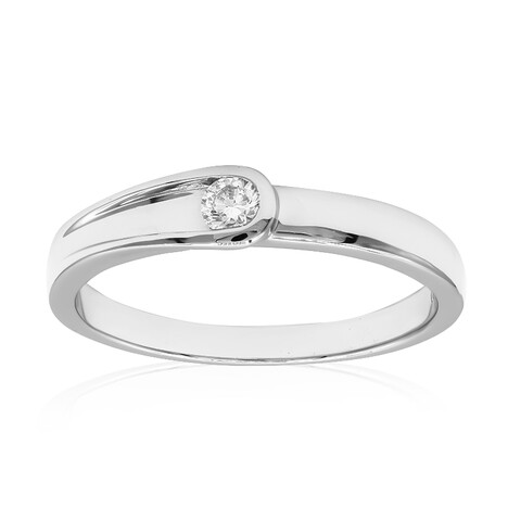 Anillo en platino con Diamante SI2 (G)