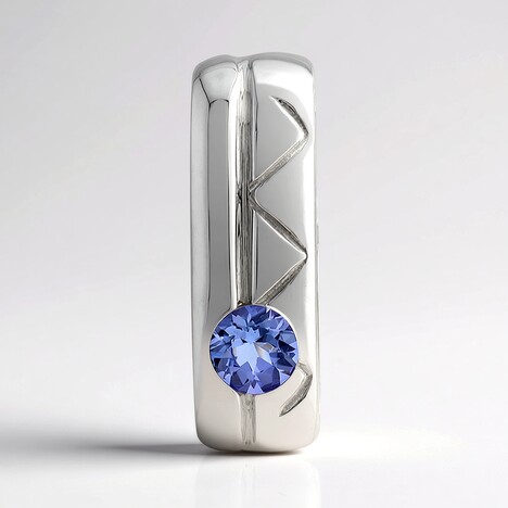 Ciondolo in argento con Tanzanite (Pallanova)