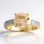 Anello in oro con MORGANITE MARROPINO AAA