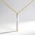 Collana in argento con Perla Keshi (TPC)
