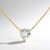 Collana in argento con Topazio Bianco