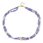 Collana in argento con Tanzanite