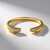 Bague en argent et Diamant champagne I3