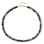 Collana in argento con Agata Muschiata