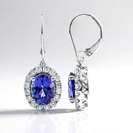 Orecchini in oro con Tanzanite AAA (CIRARI)