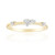 9K SI1 (G) Diamond Gold Ring (Annette)
