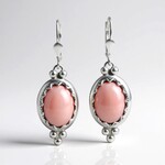 Orecchini in argento con Opale Rosa (Desert Chic)