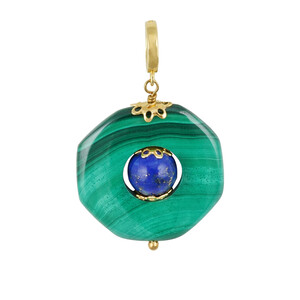 Malachite Silver Pendant