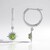 Orecchini in argento con Peridoto (de Melo Essence)