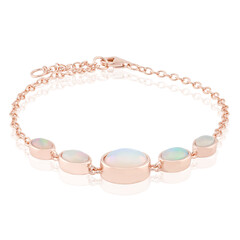 Zilveren armband met een Welo-opaal (Adela Silber)
