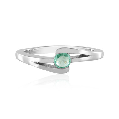 Anello in argento con Smeraldo Russo