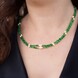 Collana in argento con Tsavorite della Tanzania