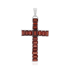 Mozambique Garnet Silver Pendant