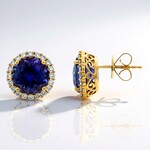Orecchini in oro con Tanzanite AAA (CIRARI)