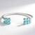 Bracciale in argento con Apatite Blu (Pallanova)