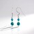 Orecchini in argento con Turchese