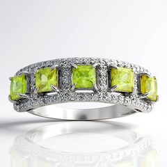 Anello in argento con Sfene