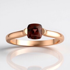 Anello in argento con Zircone Rosa