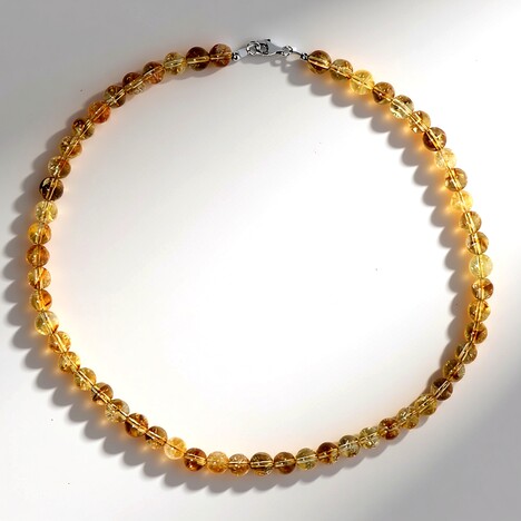 Collana in argento con Citrino