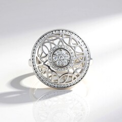 Anello in argento con Zircone