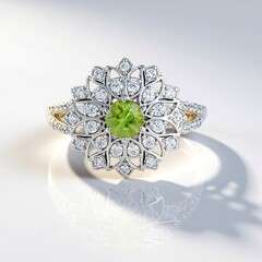 Anello in argento con Sfene