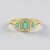Anello in argento con Smeraldo Russo