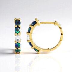 Orecchini in argento con Opale Mezezo
