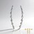 Orecchini in argento con Diamante VS1 (G) (Annette)