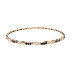 Bracciale in oro con Zaffiro Ceylon Blu (CIRARI)