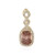 Pendentif en or et Zircon cognac (AMAYANI)