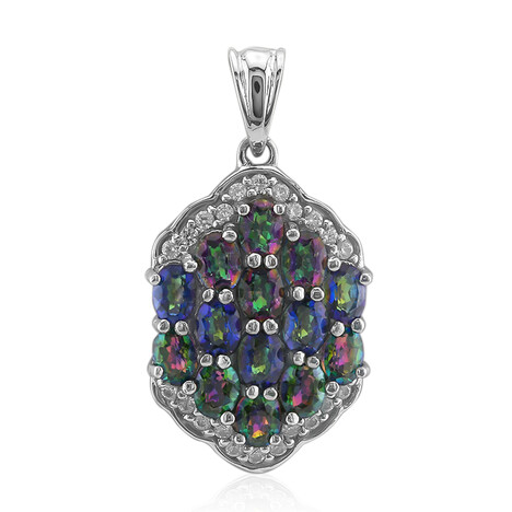 Ciondolo in argento con Quarzo Mistico