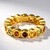 Anello in argento con Granato d’India (MONOSONO COLLECTION)
