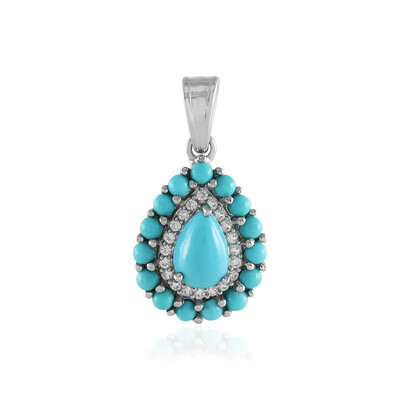Ciondolo in argento con Turchese Sleeping Beauty