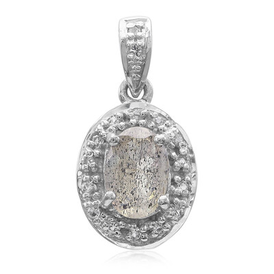 Ciondolo in argento con Labradorite