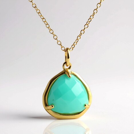 Collana in argento con Amazzonite