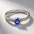 Anello in argento con Tanzanite