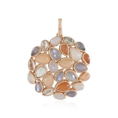 Green Moonstone Silver Pendant (KM by Juwelo)